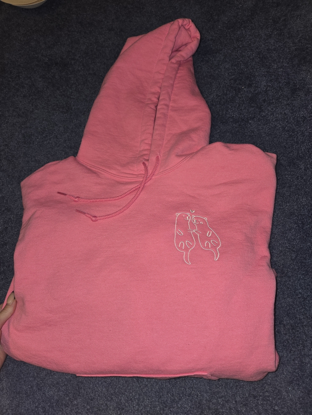 Women's Pink Graphic Hoodie